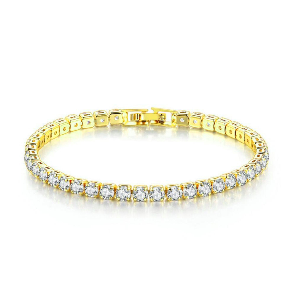 Zircon Anklet & Bracelet Set