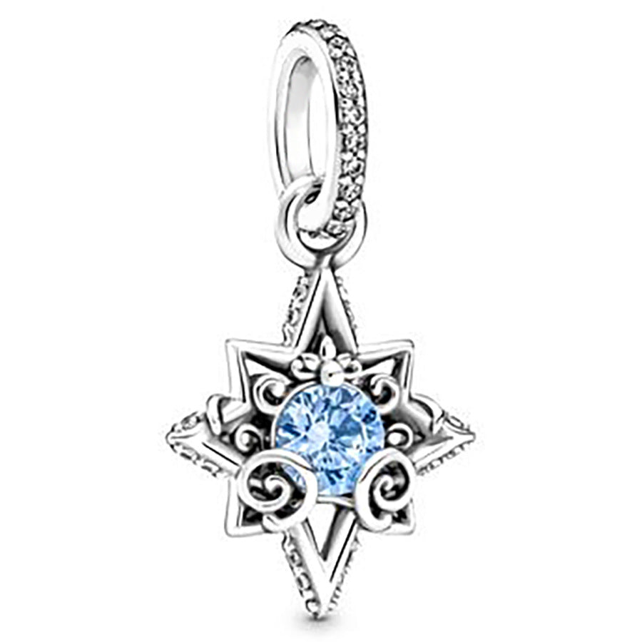 Silver Dreamcatcher with Beads and Star Charms Set