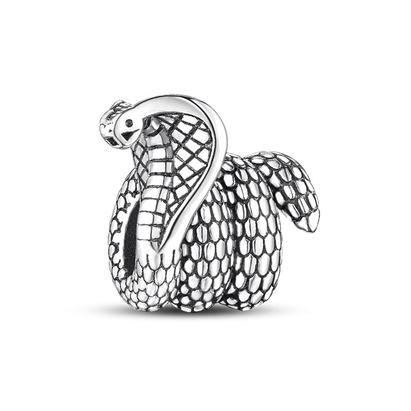 DIY Silver-Plated Bead Accessories with Animal Charms