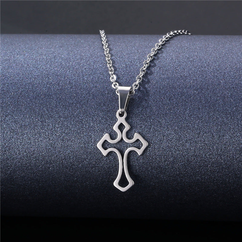 Geometric Stainless Steel Pendant for DIY Jewelry