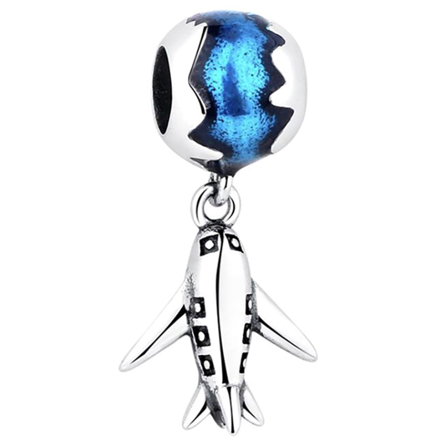 Silver Dreamcatcher with Beads and Star Charms Set