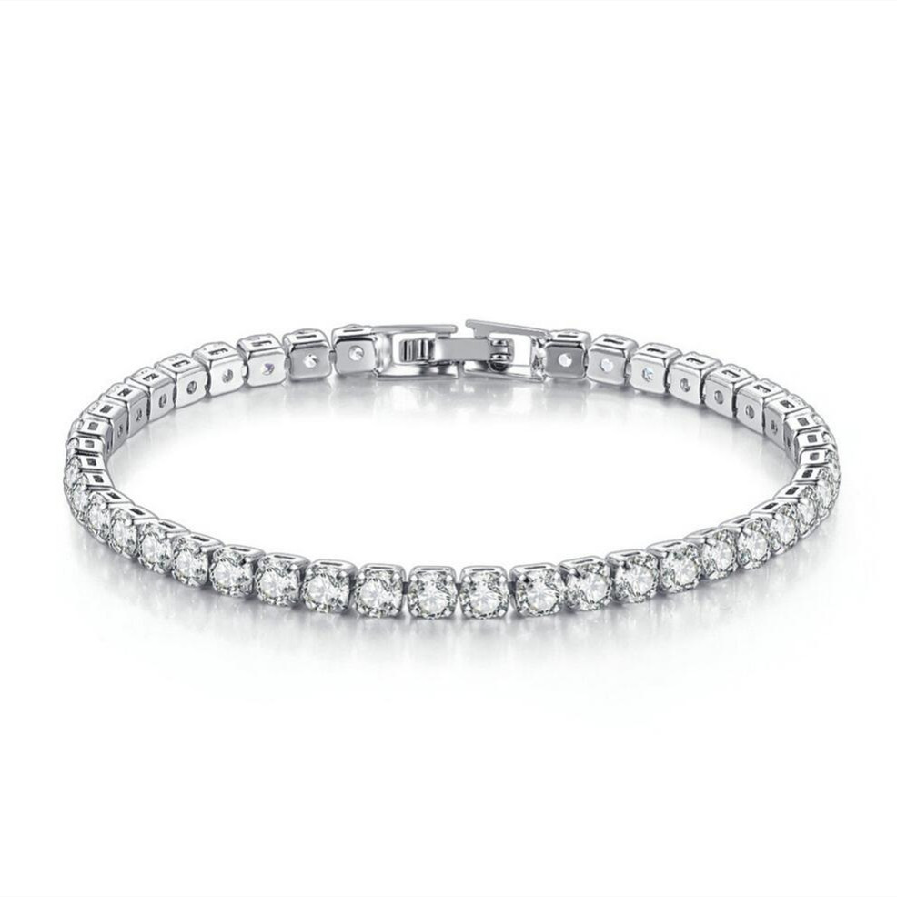 Zircon Anklet & Bracelet Set