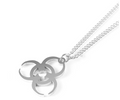 Biohazard Logo Necklace with Titanium Steel Pendant