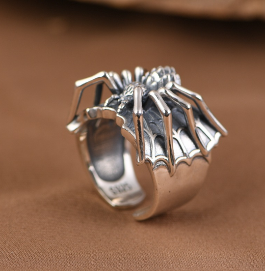 Vintage Spider Ring with Eight Claws
