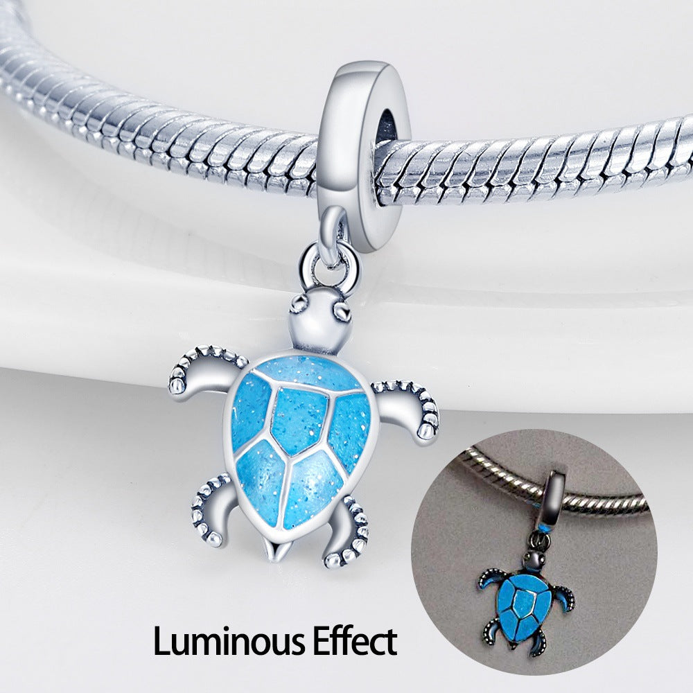 Silver-Plated DIY Ocean-Themed Shell and Crab Charms