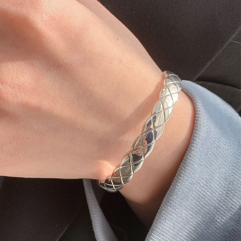 Men's Copper Silver-Plated Bracelet