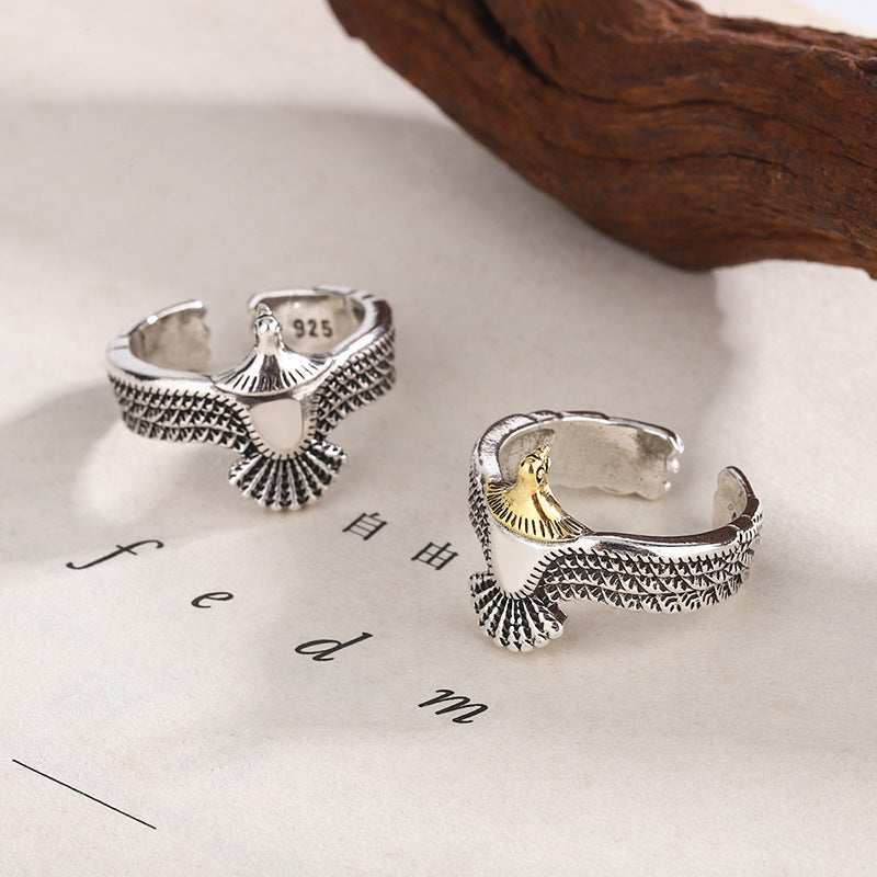 Vintage Personality Old Eagle Ring