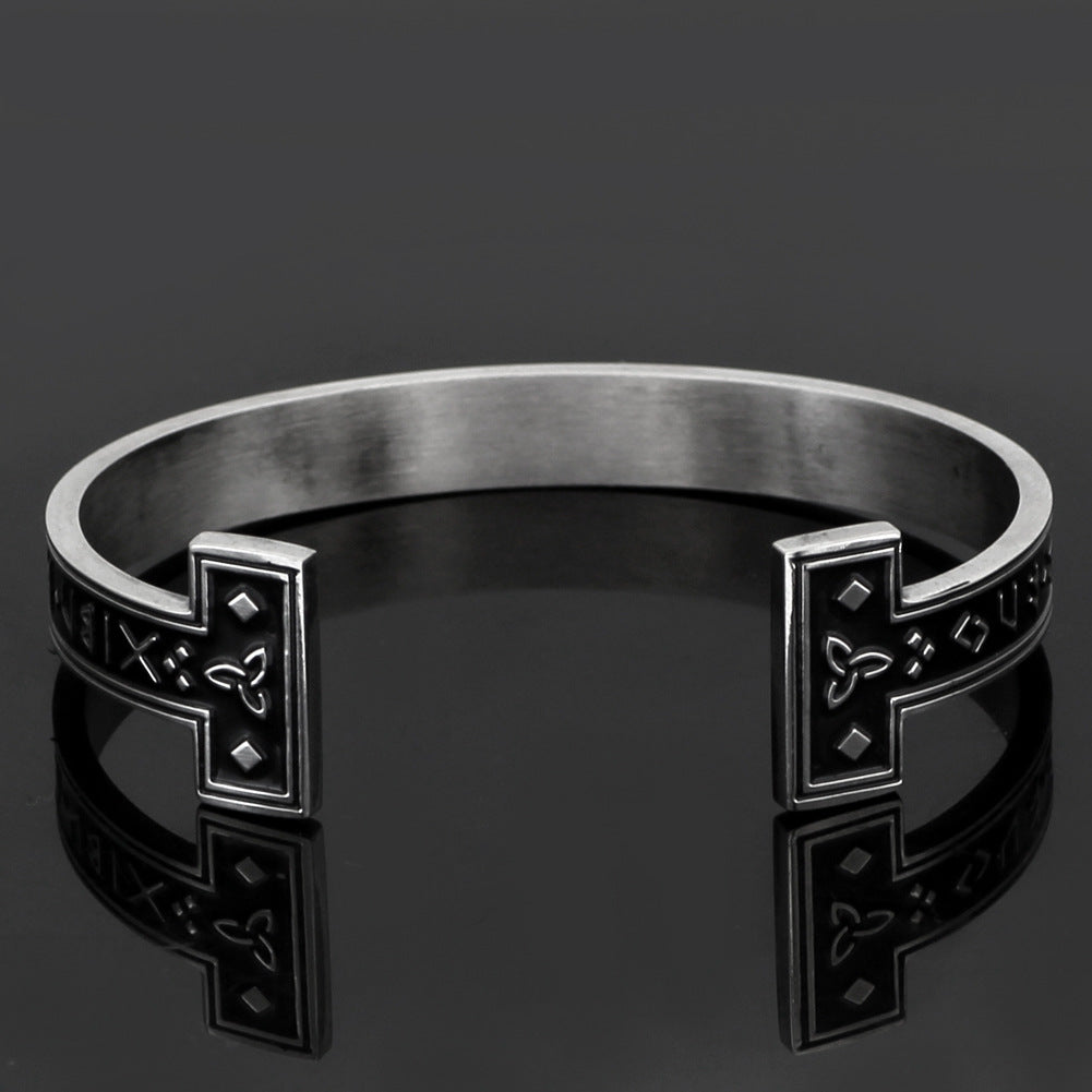 Titanium Steel Personalized Digital Text Bracelet