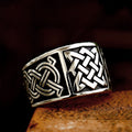 Nordic Retro Viking Celtic Knot Titanium Ring