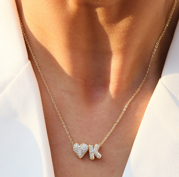 Zircon Heart Necklace