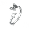 S925 Silver Butterfly Ring