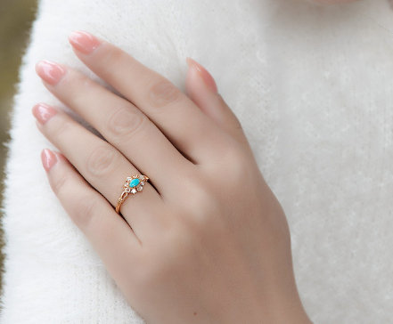 Turquoise Fashion Ring for Women