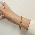Vintage Hip Hop Style Heavy Industry Titanium Bracelet