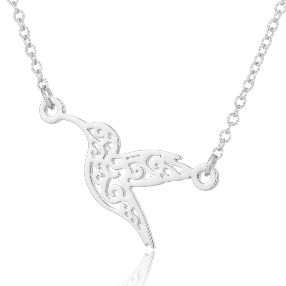 Spring Accessories Minimalist Stainless Steel Pendant Necklace