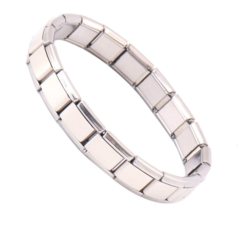 Personalized Electroplated Stainless Steel Bracelet