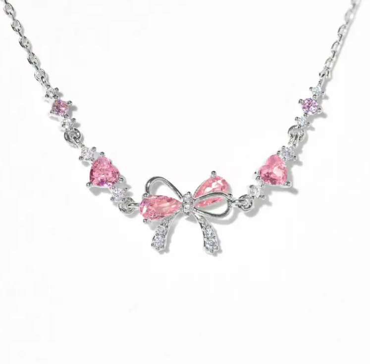 Heart Bow Zircon Bracelet