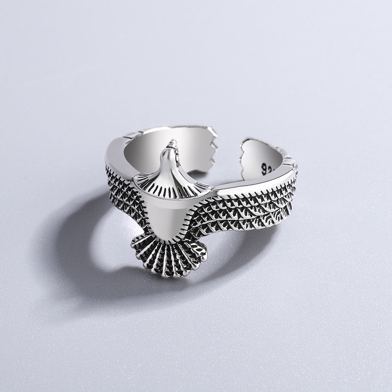 Vintage Personality Old Eagle Ring