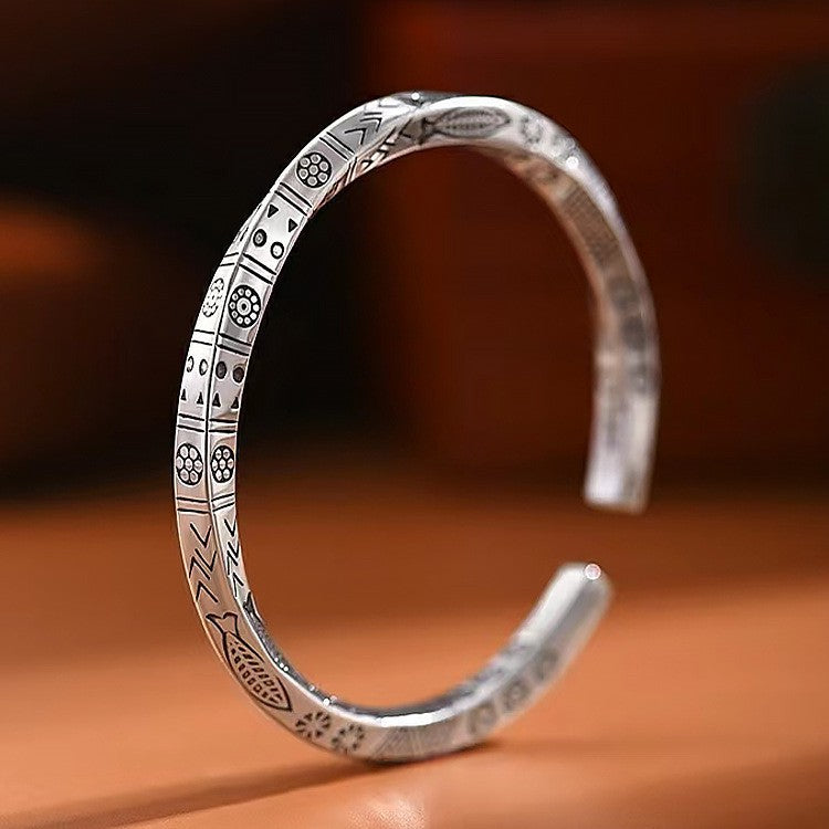 Men's Copper Silver-Plated Bracelet