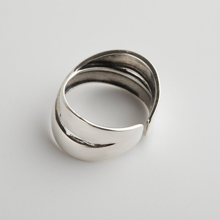 Minimalist Open Silver Ring