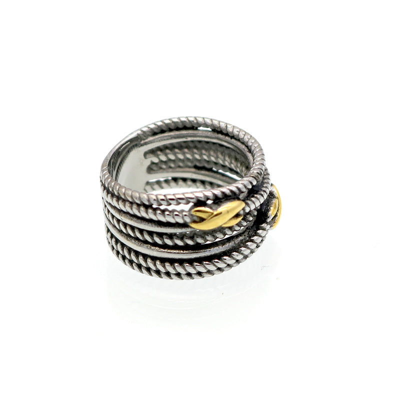 Women's Vintage Gold Twist Ring