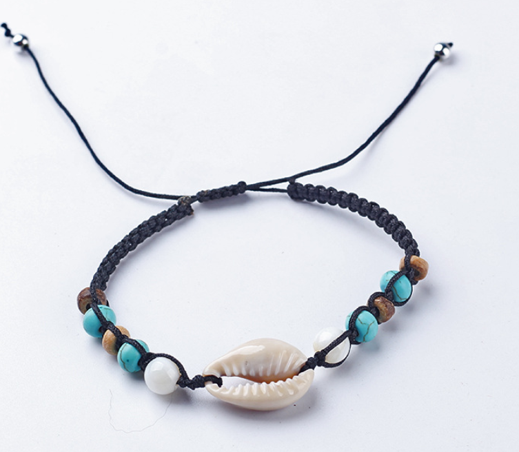 Vintage Gold-Plated Shell Bracelet