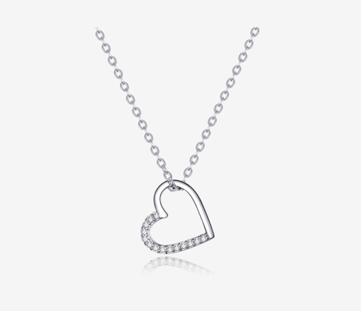 Sterling Silver Heart Necklace