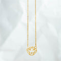 Stainless Steel Titanium Star Hollow Pendant Necklace