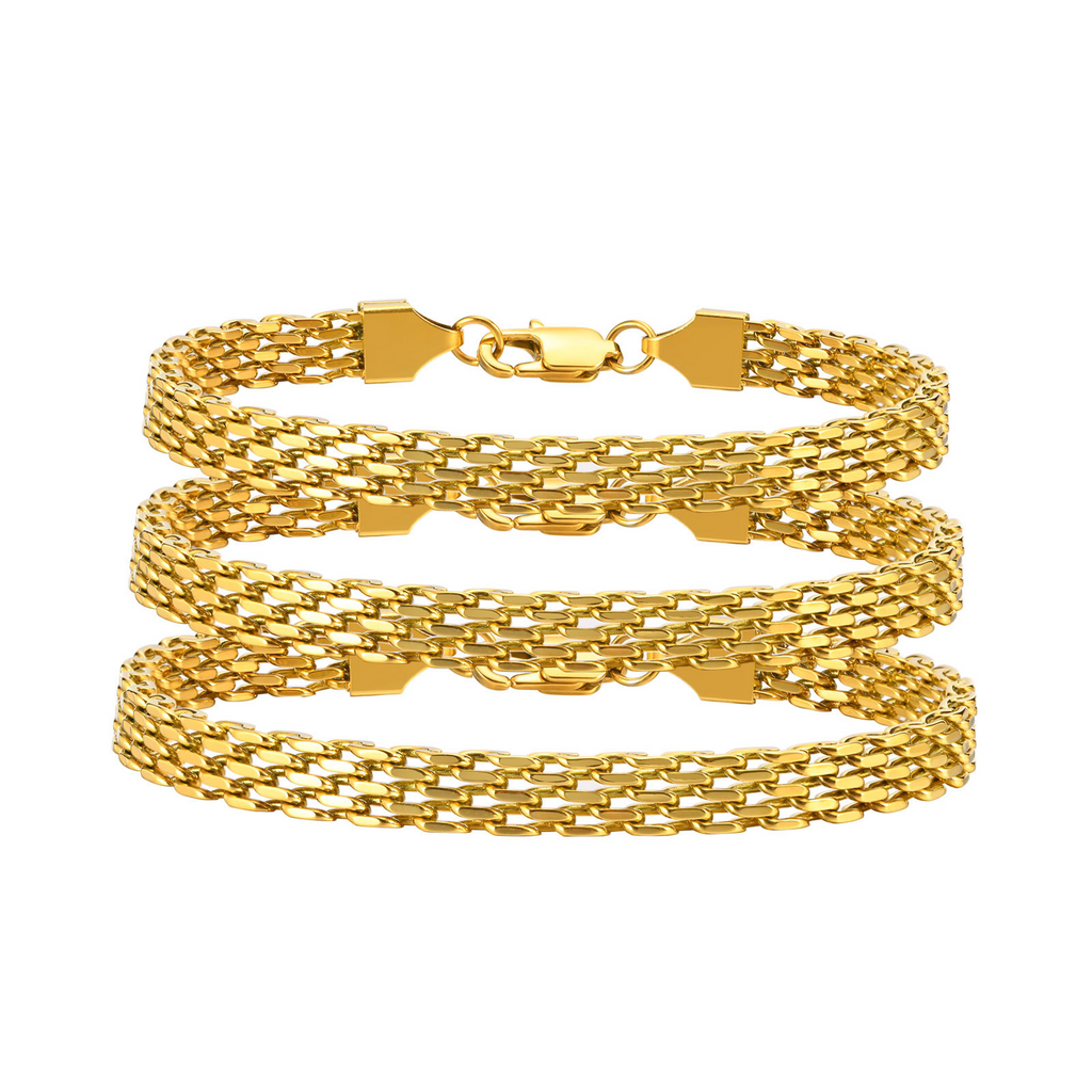 Titanium Steel Woven Chain Bracelet