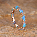 Platinum Heart-Shaped Diamond Opal Ring