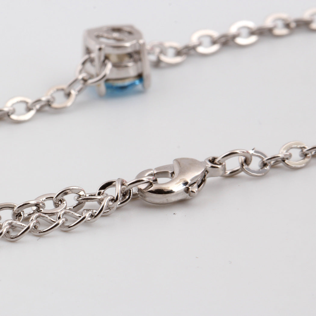 Austrian Crystal Platinum-Plated Bracelet for Women