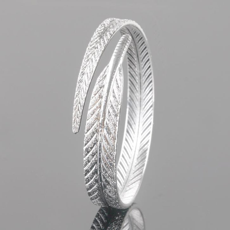 Adjustable Angel Feather Bracelet and Bangle