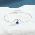 Sterling Silver Pendant Necklace with Austrian Crystals