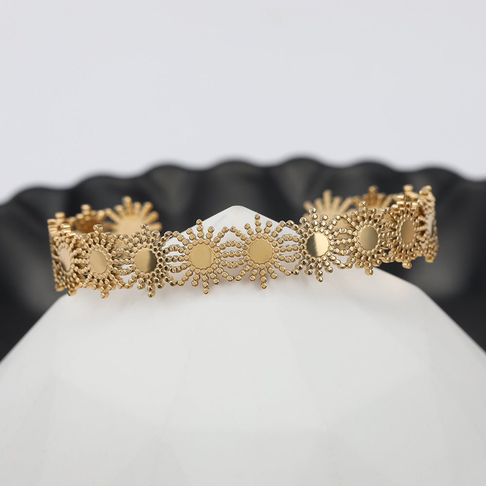 New Ladies C-Shaped Stainless Steel Bracelet