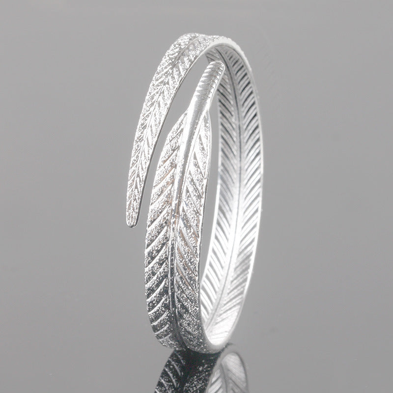 Adjustable Angel Feather Bracelet and Bangle