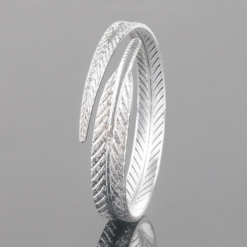 Adjustable Angel Feather Bracelet and Bangle