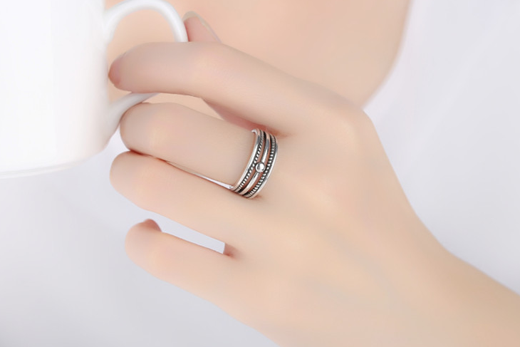 Twisted Vintage Braided Ring