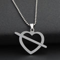 Titanium Steel Pendant Necklace for Men and Women