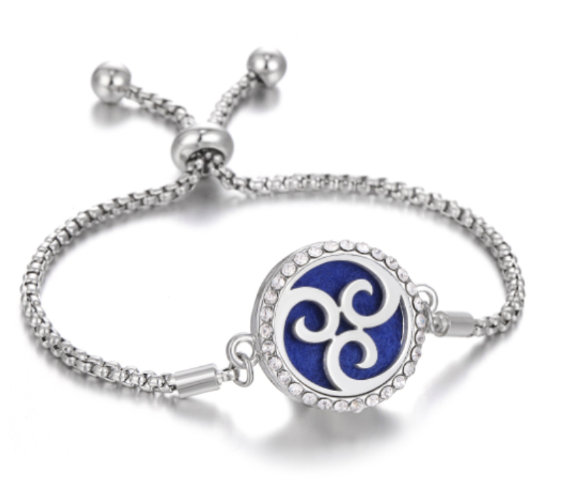 Stainless Steel Aromatherapy Adjustable Bracelet
