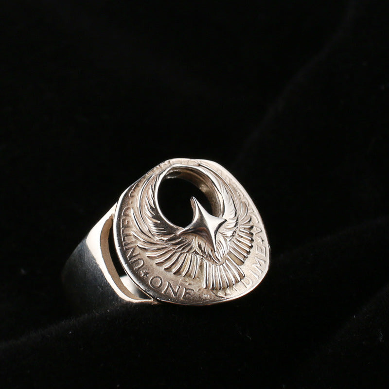 Mini Thai Silver Eagle Ring