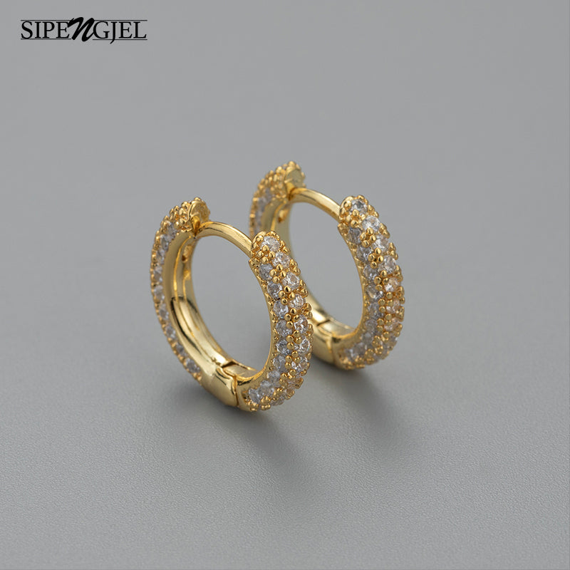 Zircon Earrings for Women's Dating - One Pair