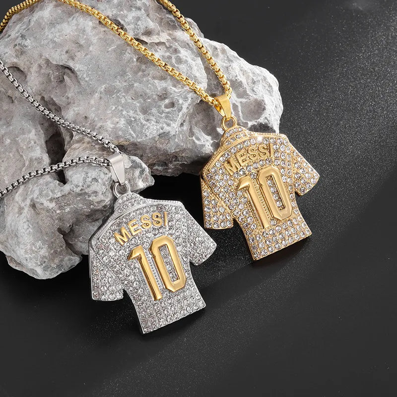 Titanium Jeresy Pendant Necklace