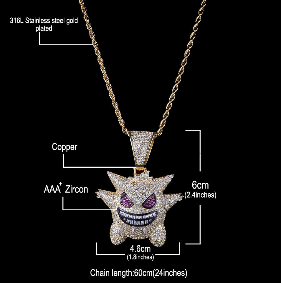 Geng Gui Zircon Pendant, Elf Pendant