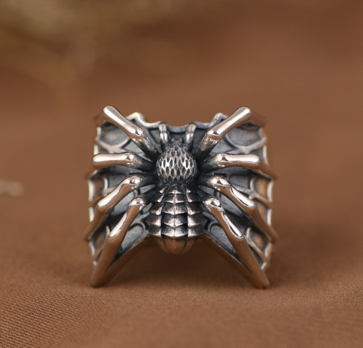 Vintage Spider Ring with Eight Claws
