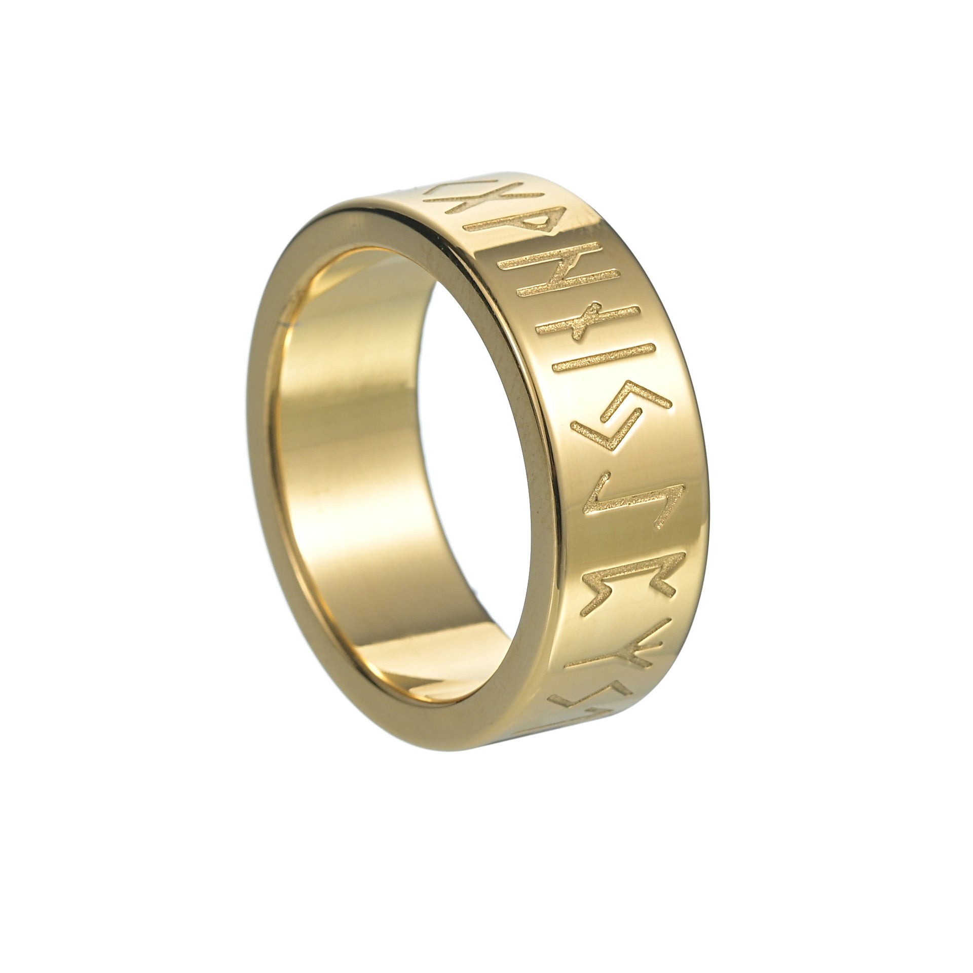 Couple Titanium Steel Ring Ornament