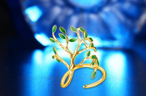 925 Silver Leaf Ring