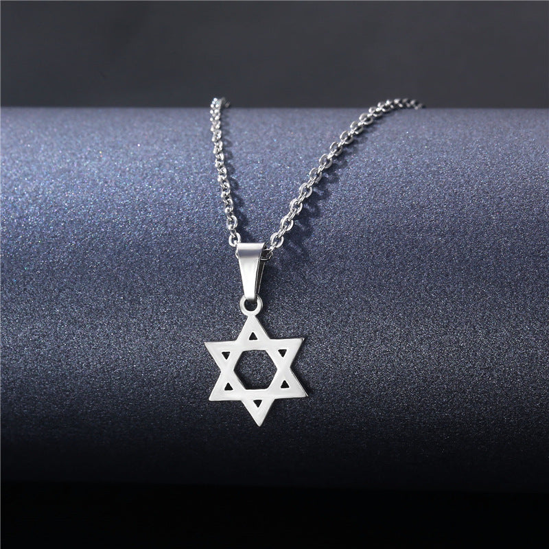 Geometric Stainless Steel Pendant for DIY Jewelry