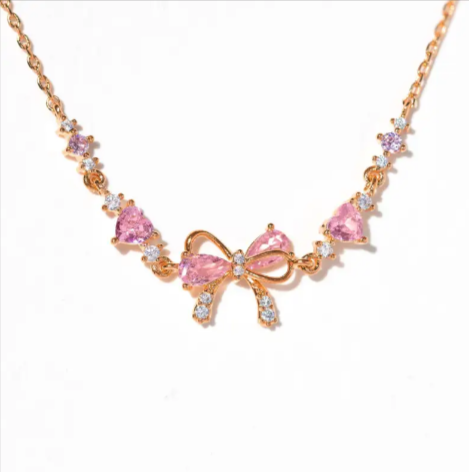 Heart Bow Zircon Bracelet