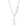 Delicate Titanium Steel Heart Pendant Necklace