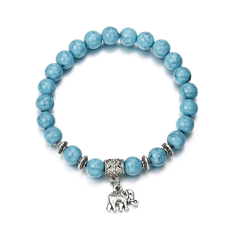 Vintage Elephant Turquoise Wholesale Bracelet