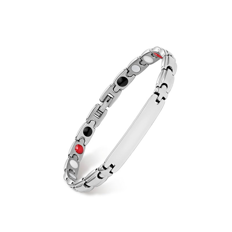 Gold Stainless Steel Ornament Bracelet